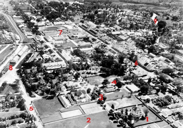 Foto udara Pematang siantar 1938